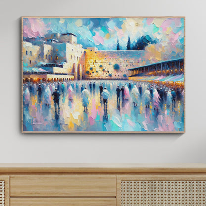 Kotel Pastel Painting Digital Art