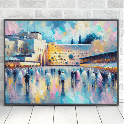 Kotel Pastel Painting Digital Art