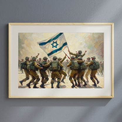 IDF Dancing  Painting Digital Art