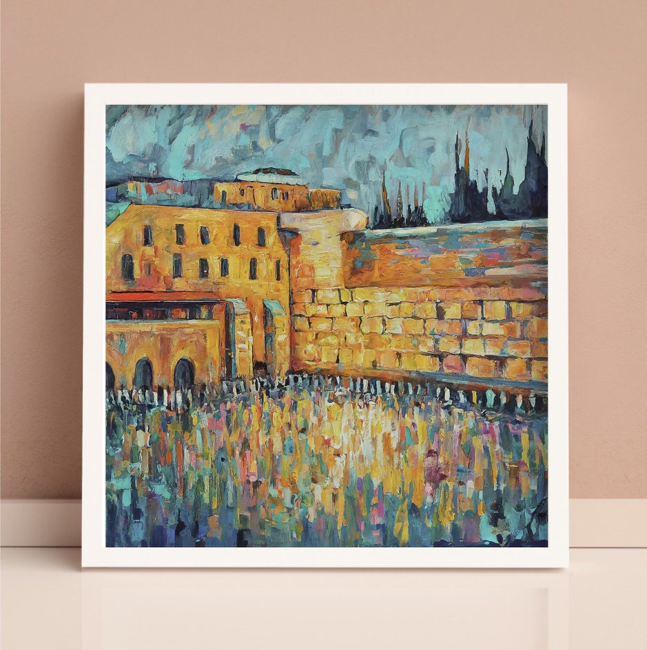 Kotel Oil Painting Digital Art