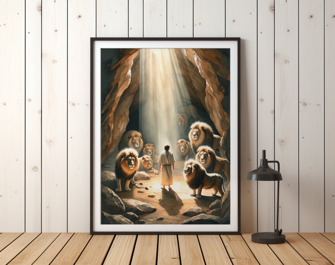 Daniel And The Lions Den Painting Digital Art