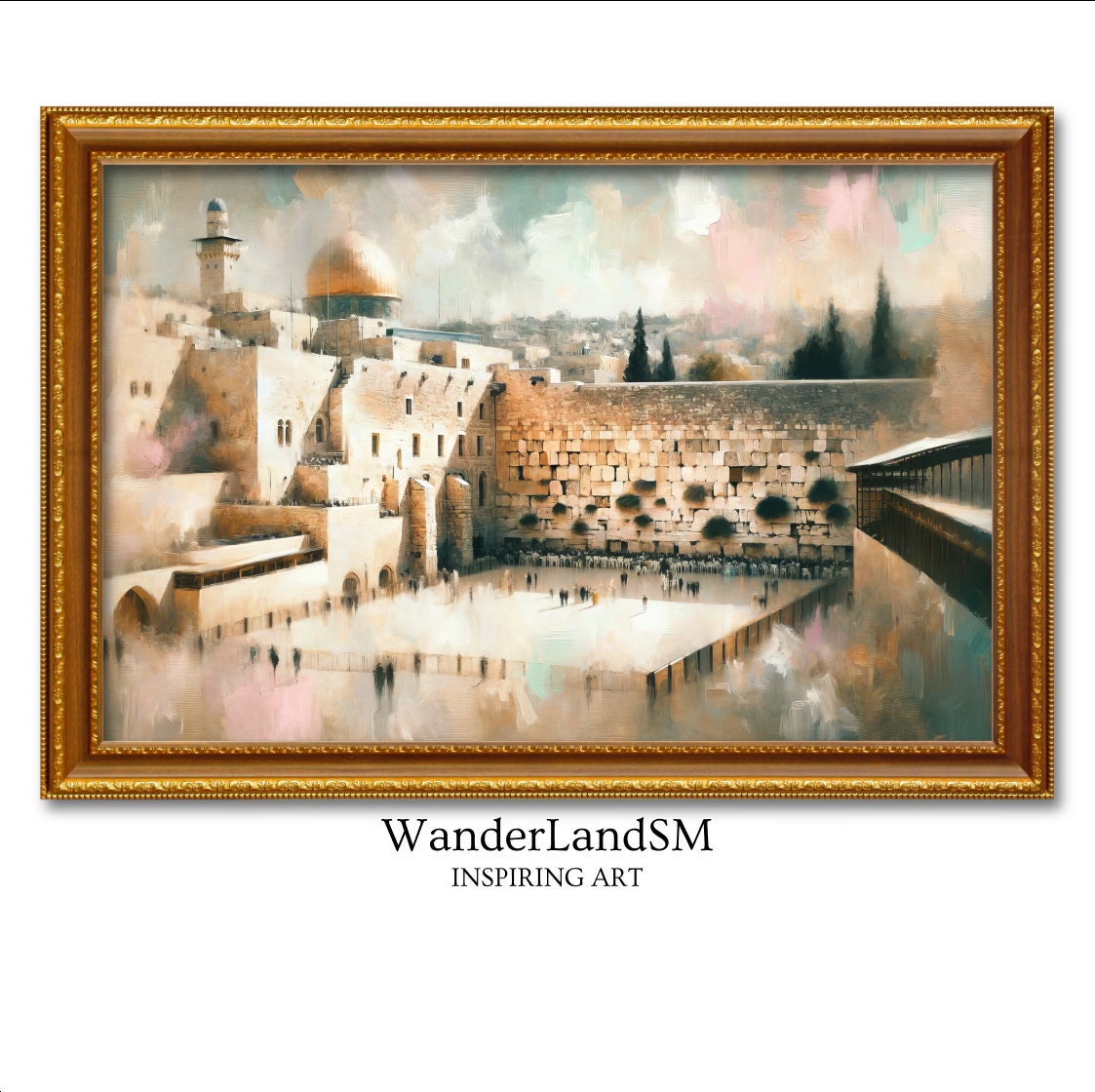 Vintage Kotel Painting Digital Art