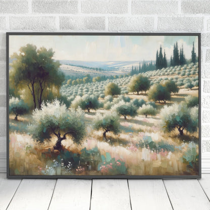 Israel Galilee Mountains Painting Digital Art