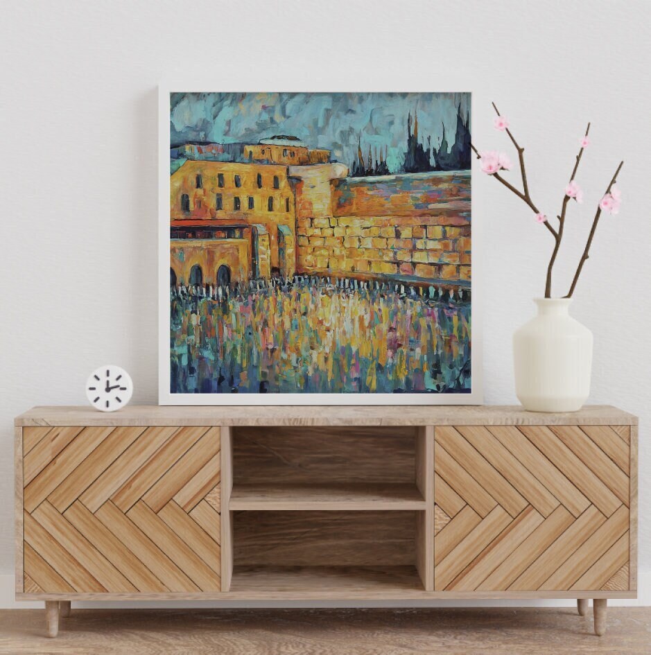 Kotel Oil Painting Digital Art