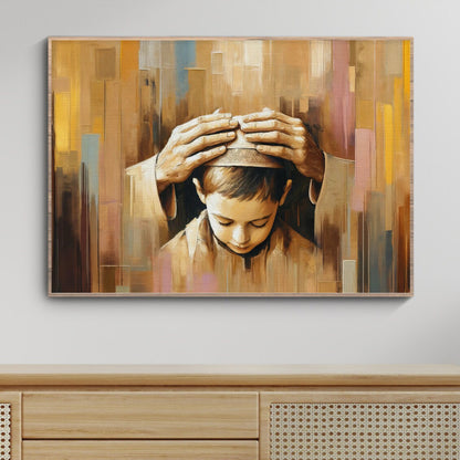 Abstract Child Blessing Painting Digital Art